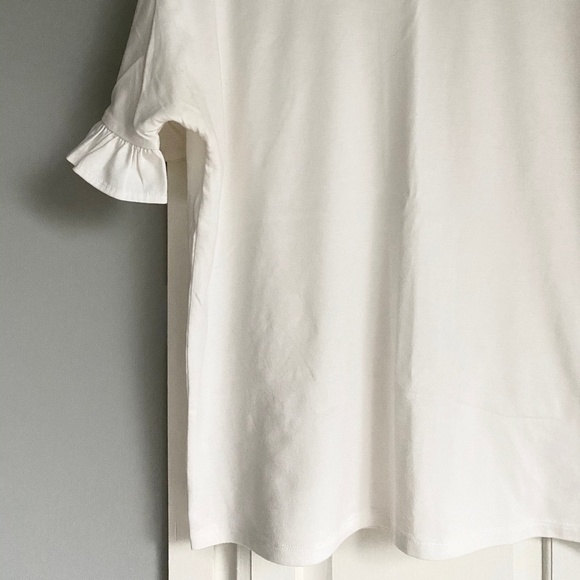 COPY - Rachel Parcell Ruffle Sleeve Tee - Picture 4 of 8